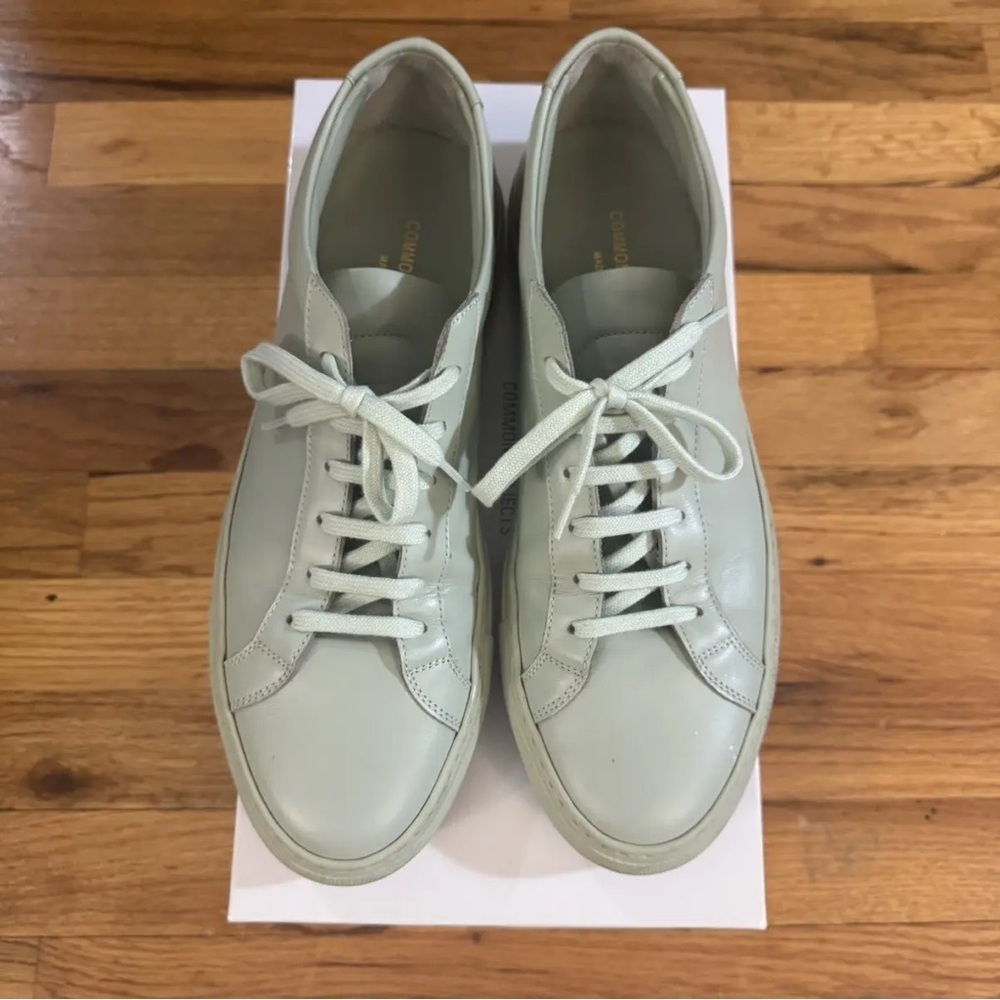 Common Projects Woman Original Achilles Sneaker Gray Leather Size 7 Men’s